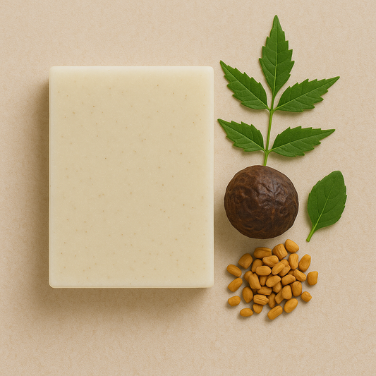 Ayurvedic Anti-Dandruff & Scalp Health Shampoo Bar - 100 grams